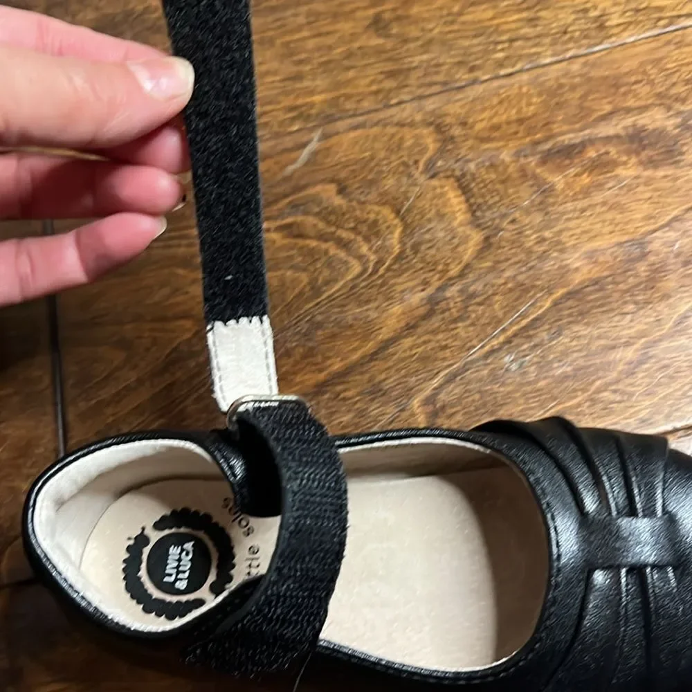 Live & Luca PIEGA, Black Leather Mary Jane, size 8